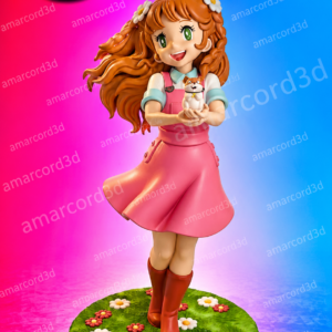 Charlotte FAN ART ACTION FIGURES Resina Stampa 3D CUSTOM Dipinta a Mano 15 cm