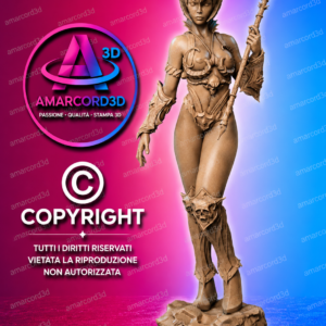 Evil-Lyn Stampa 3D 1/8 19 cm Grezza Non Dipinta – Assemblata – Inspired NO COLOR