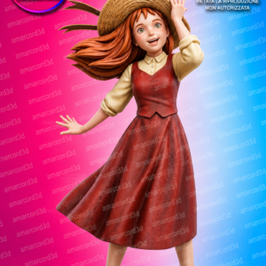 Peline Story FAN ART ACTION FIGURES Resina Stampa 3D CUSTOM Dipinta a Mano 18 cm