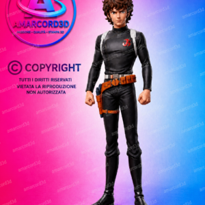 Yotaro Kid Bryger figura resina dipinto a mano - Amarcord3D