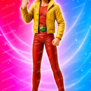Daltanious Kento Tate v2 figura resina 18cm dipinto a mano - Amarcord3D