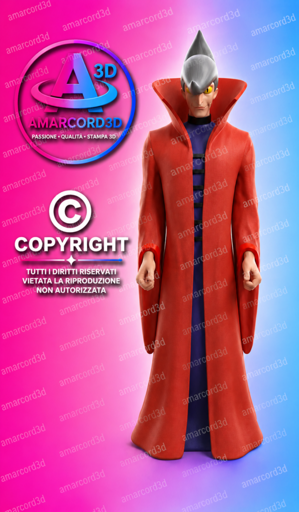 Gorgo Fantaman figura resina 16cm dipinto a mano - Amarcord3D