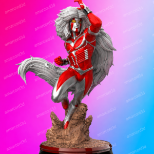 Megaloman figura resina 20cm dipinto a mano - Amarcord3D