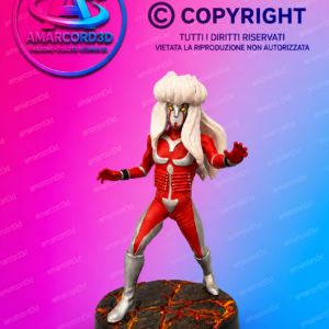 Megaloman figura resina 15cm dipinto a mano - Amarcord3D