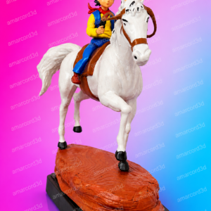 Sam il Ragazzo del West figura resina 20cm dipinto a mano - Amarcord3D