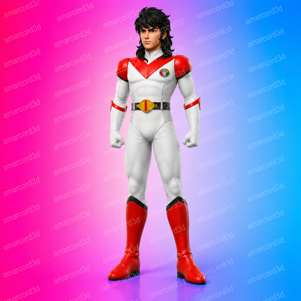 Voltron Golion Leone Nero Akira Kogane figura resina dipinta a mano - Amarcord3D