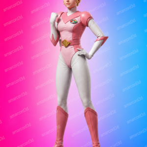 Voltron Golion Principessa Fara Leone Blu figura resina dipinta a mano - Amarcord3D