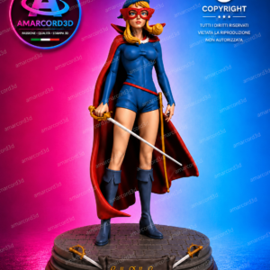 Il Tulipano Nero Simone Lorène La Stella della Senna Fan Art Action Figure in Resina 3D Diorama 18 cm Dipinto a Mano