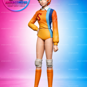 Mila e Shiro  KAORI Due cuori nella pallavolo Fan Art Action Figure in Resina 3D Diorama 18 cm Dipinto a Mano